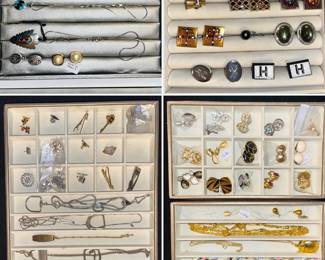 Vintage gold, silver, and costume jewelry