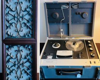 Wall decor and a Sony TC-530 Stereo Reel