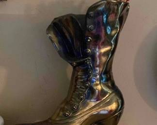 Brass decorative boot 