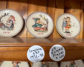 Hummel plate set 1971-1995