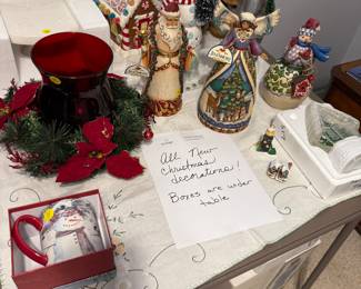 New Christmas decorations with boxes 
