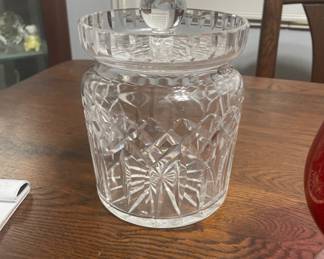 Waterford biscuit jar 