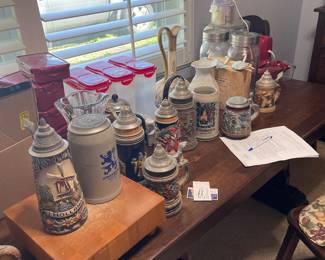 Beer steins from West Germany 