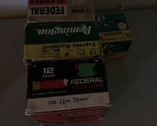 Shotguns and ammunition