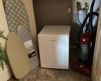 Mini refrigerator ironing board