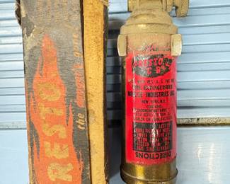 Vtg Presto Mine Fire Extinguisher!
