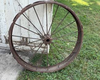 Antique Tractor/Wagon Wheels!
