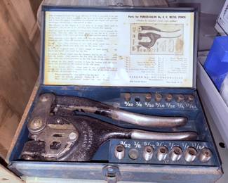 Vtg Parker-Kalon #O.X. Metal Punch!
