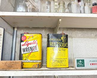 Vintage Cans, Boxes!