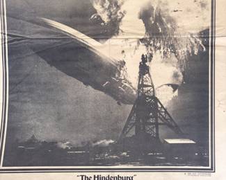Del Rey Enterprises Hindenburg Poster!
