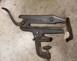 Antique Table Vise!