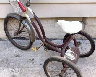  Vtg Cyclone Circa 1940’s Jr Trike!
