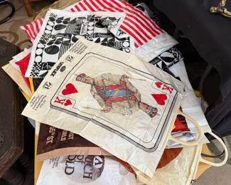 Vintage shopping bags from all over