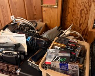 Unused cassette tapes