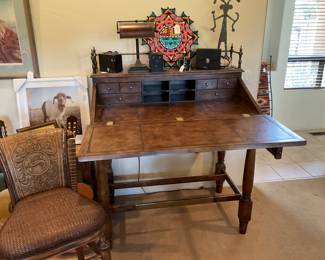 Writing desk and chair