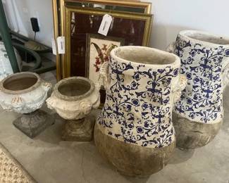 Pr. Large French Vases - William Layman