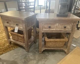 Crate and Barrel Nightstands