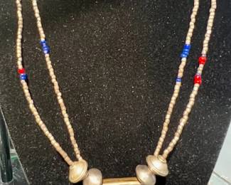 Sterling Beaded Necklace