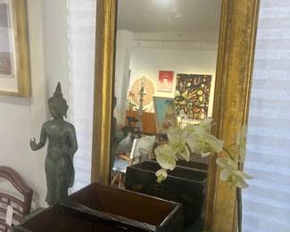 Gilt Framed Vintage Mirror