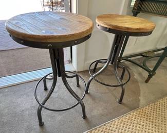 Pr. Adjustable Bar Stools