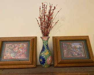 Set of two pictures nicely framed