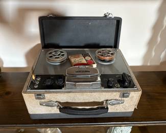 Vintage Reel-To-Reel Tape Recorder 