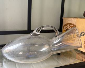 Antique Glass Hospital Urinal 