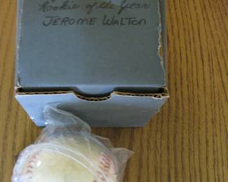 1969 Signed Baseball Rookie of the Year - Jerome Walton