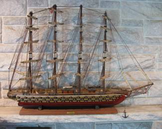 Great Ship on Mantel SS United States Ship - US Frigate 1797