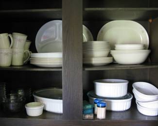 Corelle and Corning Ware