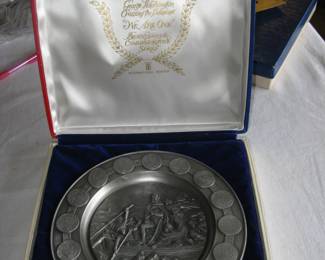 US Bicentennial Commemorative Pewter Plate No 4