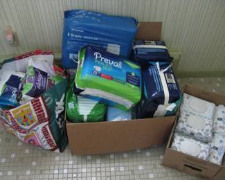 Adult Pads/Diapers and Wipes