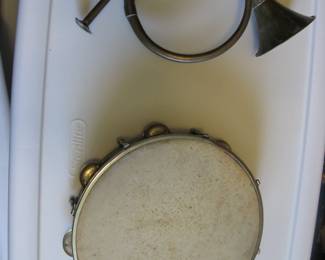 Vintage Tamboring and Horn