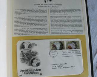 Stamp Book page