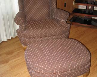 Broyhill Chair and Foot Stool