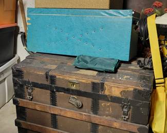 Antique steamer trunks