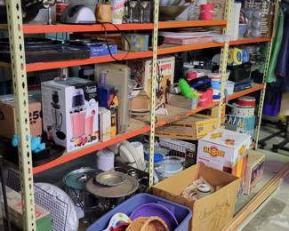Housewares, dishes, pots and pans, serveware...