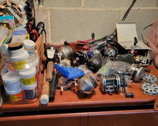 Reels, rods and lures