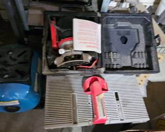 Compressor, Router, Saw