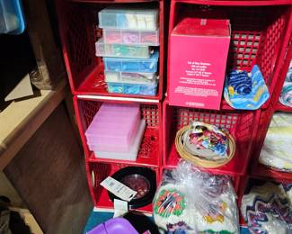 Sewing Supplies, Hand-made Blanket