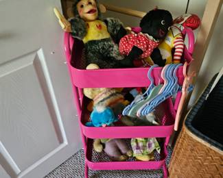 Dolls, Toys, Rack