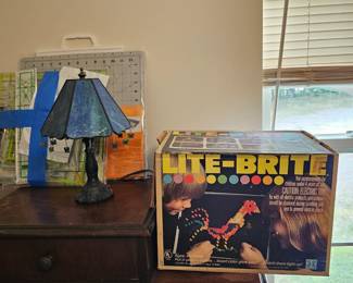 Lite Brite, Lamp, Crafting Mat