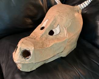 Paper Mache Dragon Head