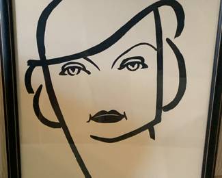 Brown Derby Print of Carole Lombard