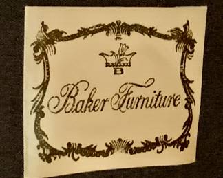 Baker Chair & Ottoman