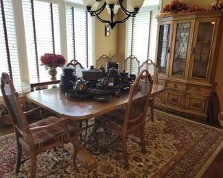 Dining table - 8 chairs