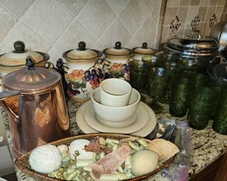 Vintage glassware