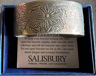 Salisbury Pewter Cuff April