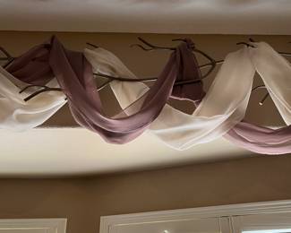 Metal Valance, Sheers