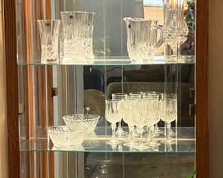 Philip Reinisch Lighted Curio, Assorted Crystal